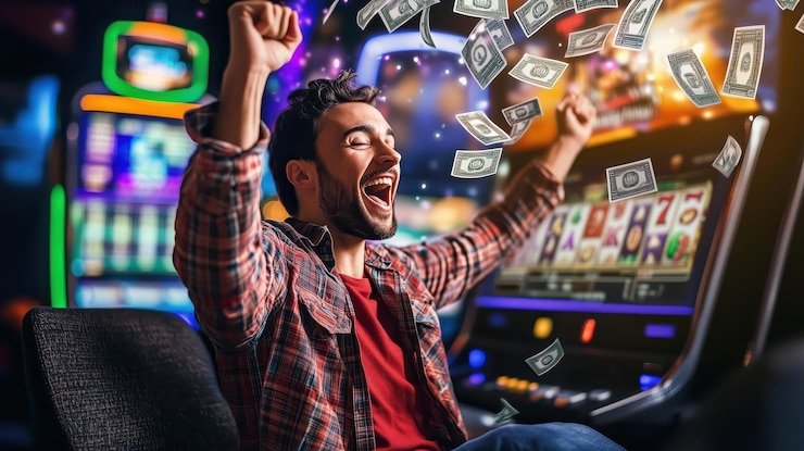 Antarmuka game Relax Gaming pada perangkat mobile